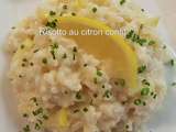 Risotto au citron confit