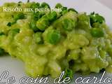 Risotto aux petits pois