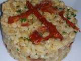 Risotto de blé aux tomates séchées