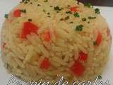 Riz pilaf aux poivrons rouges