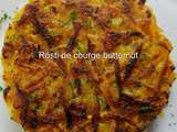 Rösti de courge butternut