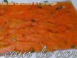 Terrine froide de carottes à l’orange