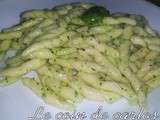 Trofies al pesto de roquette