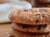 Cookies vegan au chocolat et noix