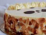 Entremet poires-chocolat