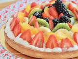 Tarte aux fruits frais et mascarpone