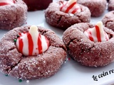 Biscuits au chocolat et au kisses de noël