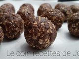 Boules d'énergie au beurre d'arachide et chocolat