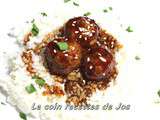 Boulettes de poulet sauce général tao