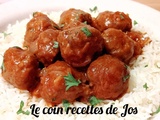 Boulettes de viande au coca-cola