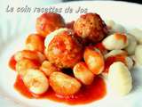 Boulettes de viande et sauce tomate