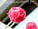 Cake pops aux cerises