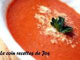 Crème de tomates aux fines herbes