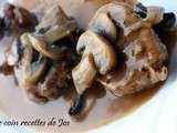 Filet de porc aux champignons