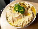 Hummus de jalapeno mariné