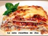 Lasagne au fromage et à la viande