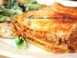 Lasagne au porc en sauce à la moutarde à l'ancienne