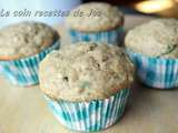 Muffins aux bananes et courgettes