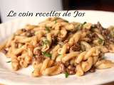 Nouilles au boeuf style hamburger helper