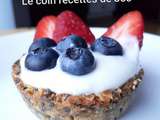 Petits bols de granola