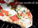 Pizza sur le bbq