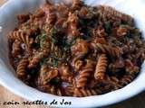 Rotini au chili fromagé