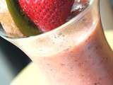 Smoothie aux fraises, kiwis, érable et vanille