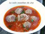 Soupe aux boulettes de boeuf et au fenouil