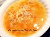 Soupe poulet et riz