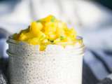 Chia pudding coco et mangue