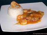 Poulet aux crevettes