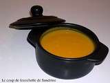 Soupe de patate douce et carottes