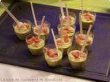 Verrine petit pois bacon