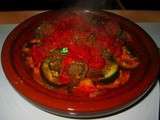 Tajine de légumes et boulettes orientales