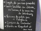 Au menu pour mes 30 ans il y avait