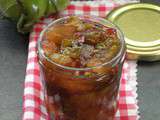 Chutney de tomates vertes {tomates pas mûres}