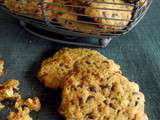 Cookies aux pépites de chocolat et à la bergamote {sans lactose, sans gluten}