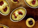 Financiers pistache & cerises {sans gluten, sans lactose}