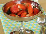 Fraises au sirop complet de verveine