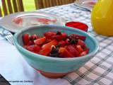 Fraises au sirop de Badiane (Anis étoilé)