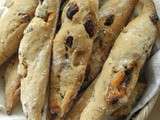 Petites baguettes aux fruits secs