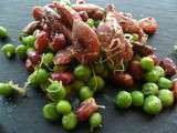 Salade de petits pois et germes d’azukis aux amandes grillées