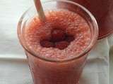 Smoothie framboise – pomme – avoine