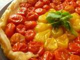 Tatin de tomates cerises et tomates poires