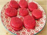 Macarons groseilles framboises