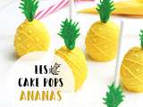 Cake pops ananas