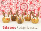 Cake pops Rudolph le renne