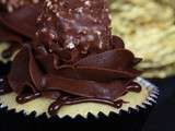 Cupcake au chocolat et au rocher