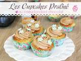 Cupcakes au praliné et coeur fondant chocolat