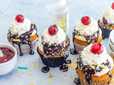 Cupcakes banana split